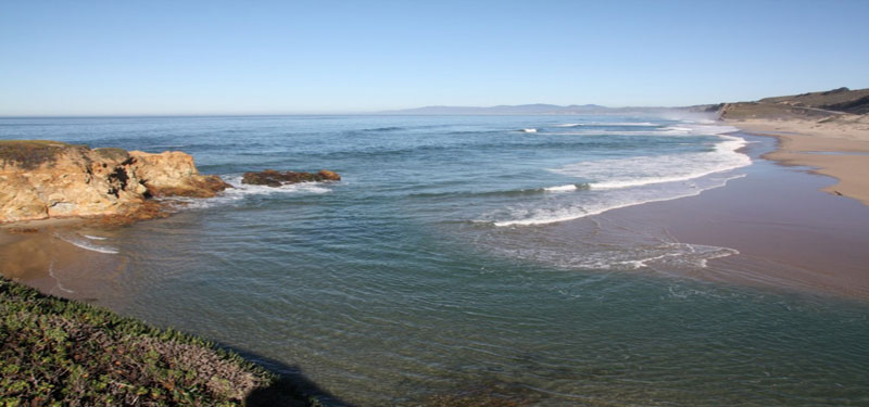 Pescadero State Beach in California