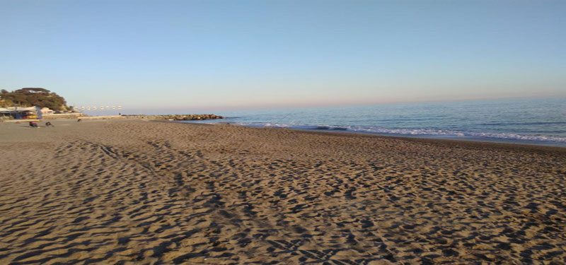 Albisola Superiore Beach in Italy