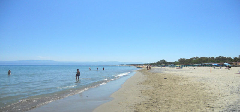 Villapiana Beach in Italy