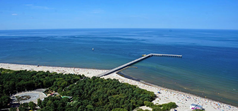 Palanga Beach in Lithuania