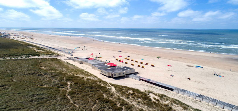 Egmond aan Zee Beach in Netherlands