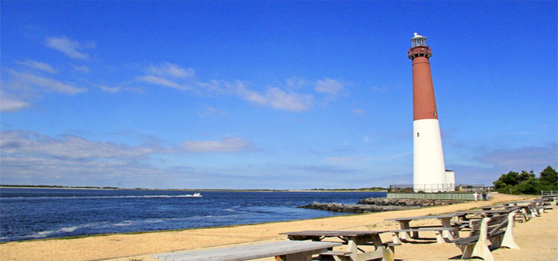 Barnegat Light Beach in New Jersey