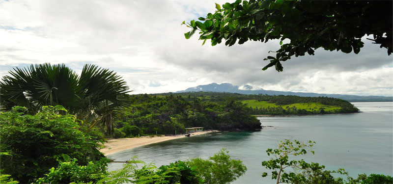 Bagatao Island Beach in Philippines