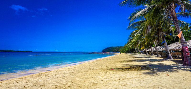 Guinanayan Island Beach in Philippines