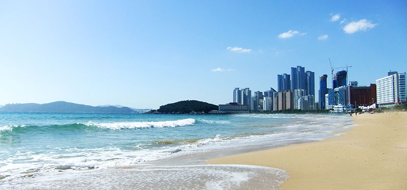 Songdo Beach in South Korea