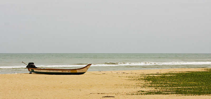 Golden Beach in Tamil Nadu