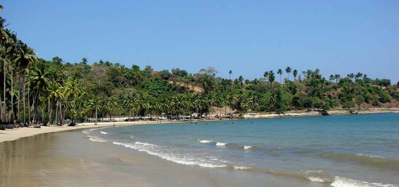 Corbyn's Cove Beach in Andaman and Nicobar Islands