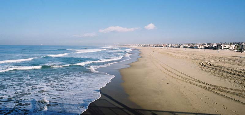 Hermosa Beach in California