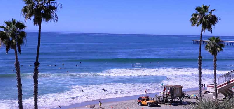San Clemente Beach in California