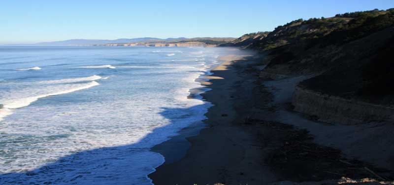 San Gregorio Private Beach in California