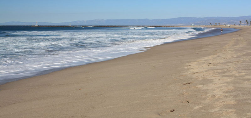 Silver Strand Beach in California