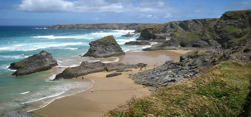 Bedruthan Steps Beach England