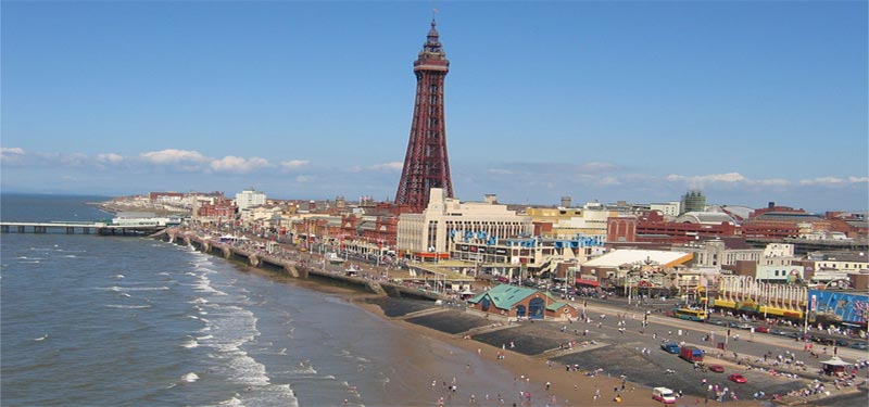 Blackpool Beach England
