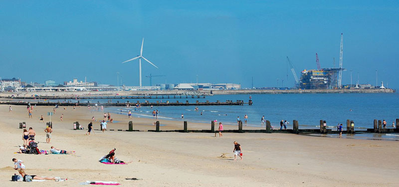 Lowestoft Beach England