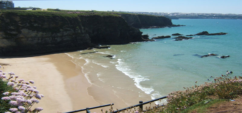 Lusty Glaze Beach England