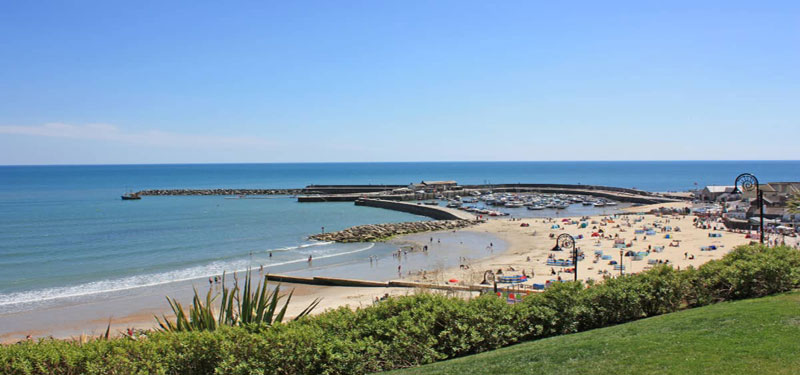 Lyme Regis Beach England