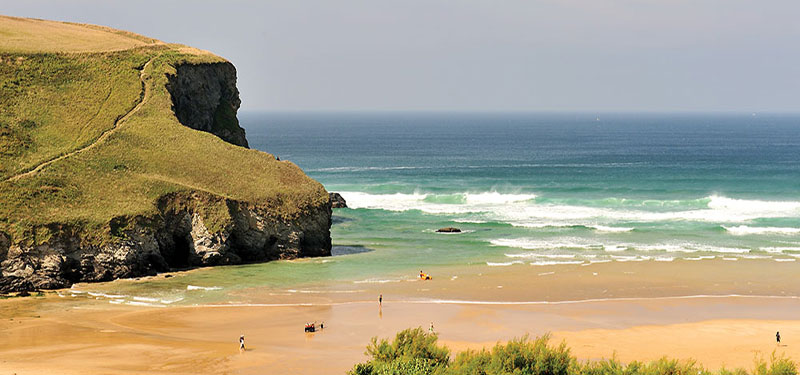 Mawgan Porth Beach England