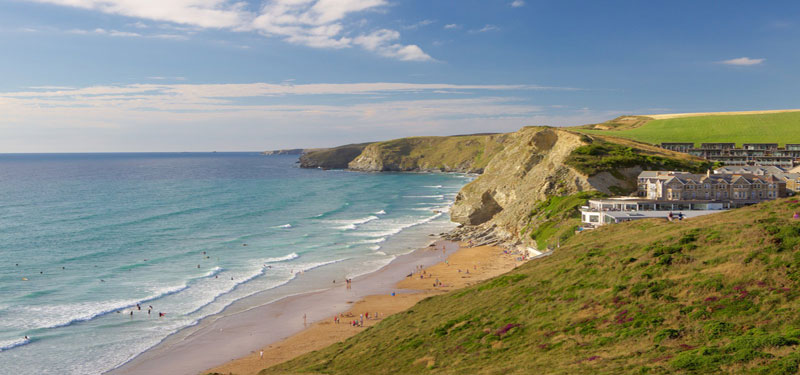 Watergate Bay Beach England