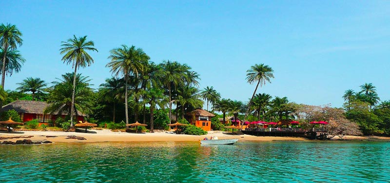 Rubane Island Beach Guinea Bissau