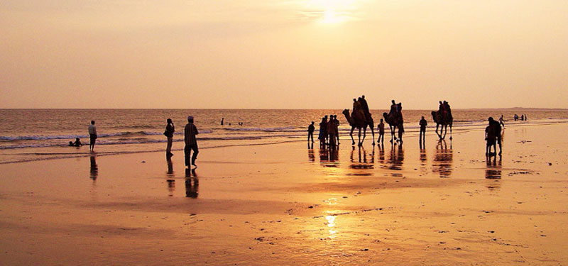 Mandvi Town Beach in Gujarat
