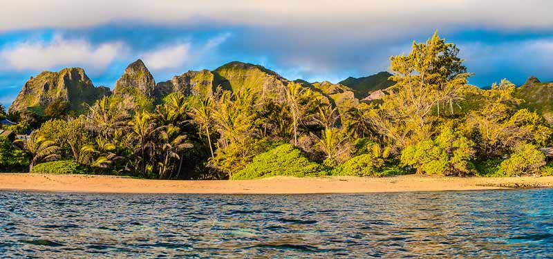 Aliomanu Beach Hawaii