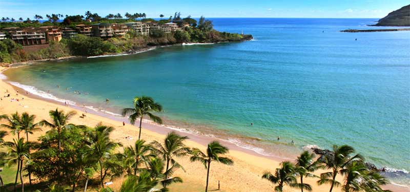 Kalapaki Beach Hawaii