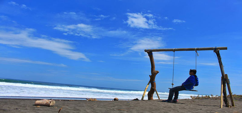 Congot Beach in Indonesia