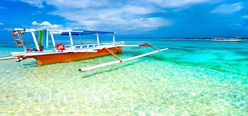 Gili Islands Beach in Indonesia