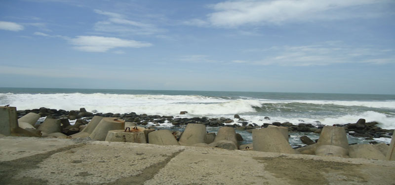 Glagah Beach in Indonesia