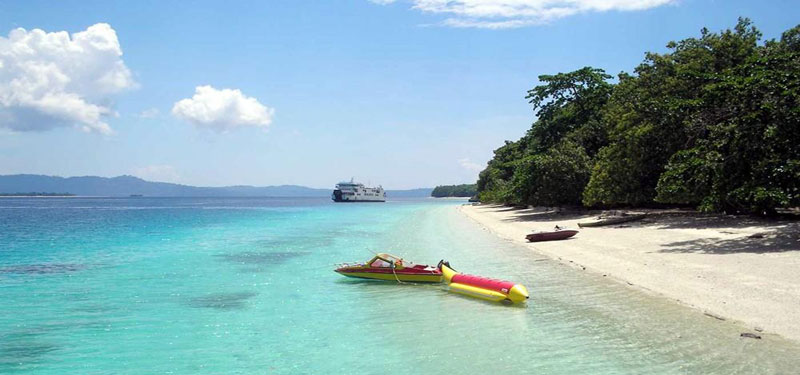 Natsepa Beach in Indonesia