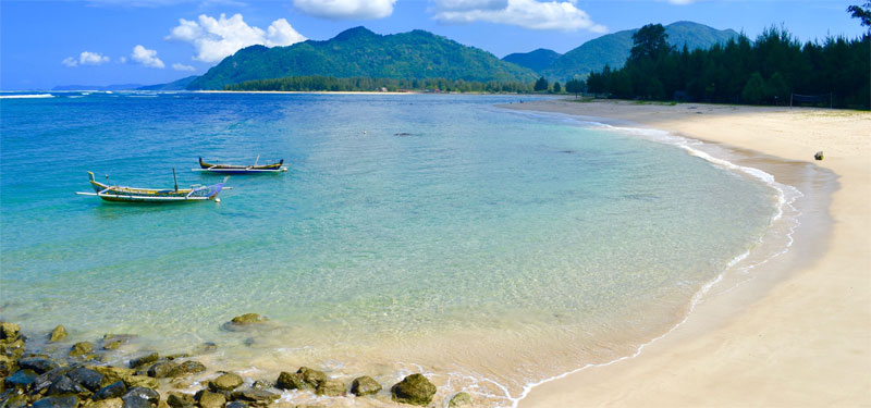 Paradiso Beach in Indonesia