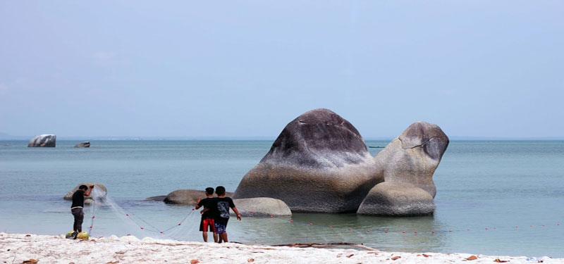 Romodong Beach in Indonesia