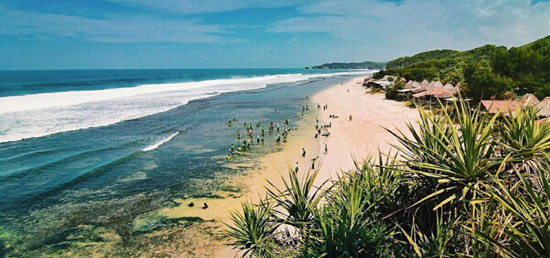 Sepanjang Beach in Indonesia