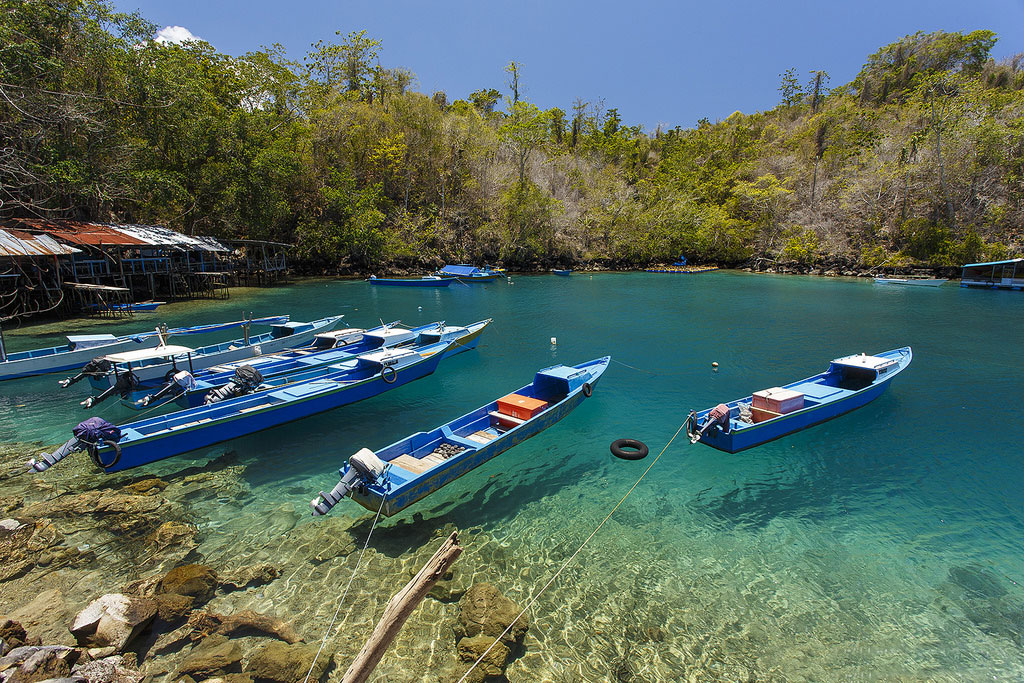 Sulamadaha Beach in Indonesia