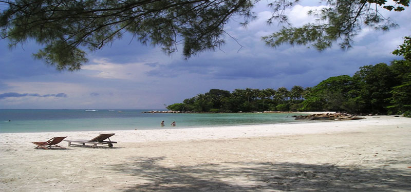 Tanjung Ular Beach in Indonesia