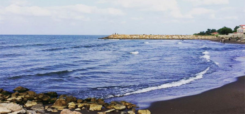 Chamkhaleh Beach in Iran