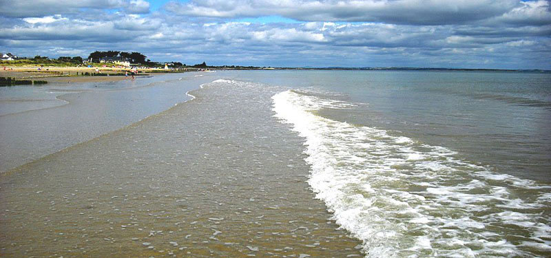 Rosslare Strand Beach in Ireland