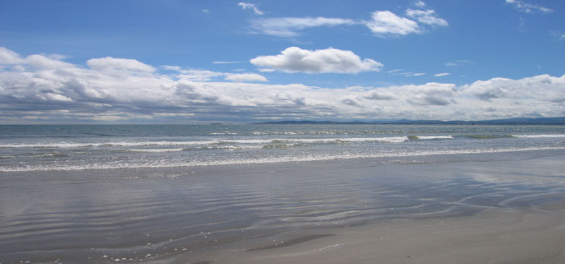 Sandymount Strand Beach in Ireland