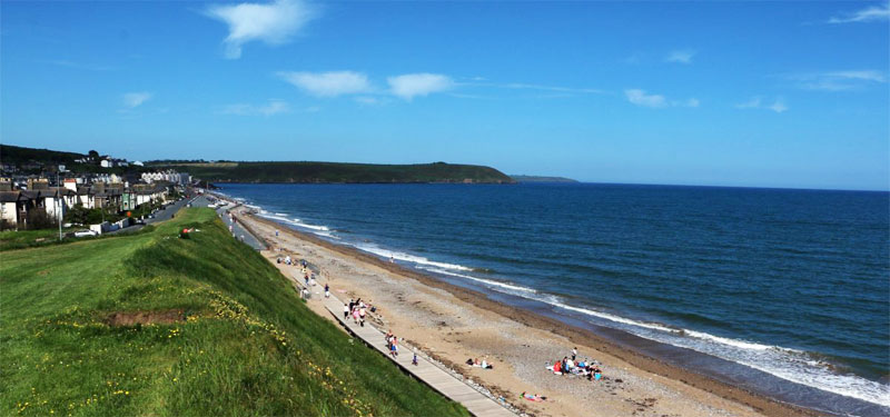 Youghal Beach in Ireland