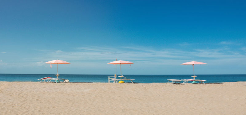 Misano Adriatico Beach in Italy