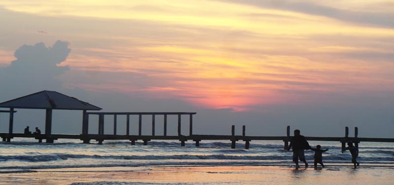 Alam Indah Beach in Java