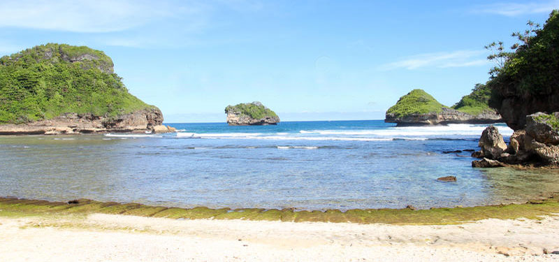 Goa China Beach in Java