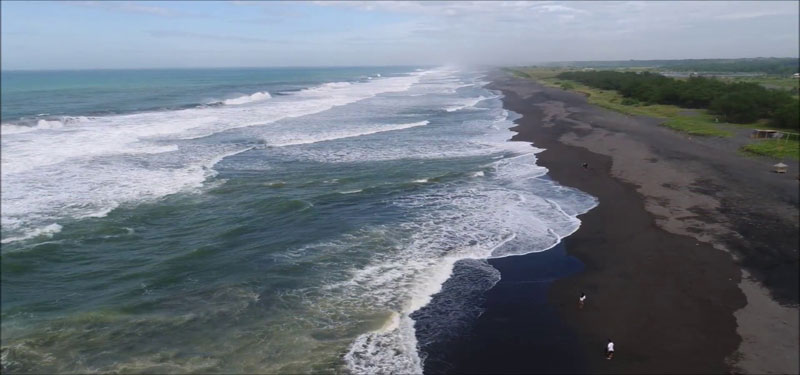 Jatimalang Beach in Java