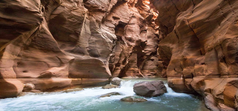 Wadi Mujib Beach in Jordan