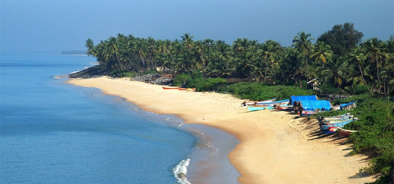 Maravanthe Beach in Karnataka
