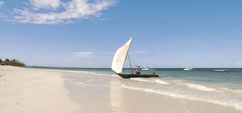 Kilifi Beach in Kenya