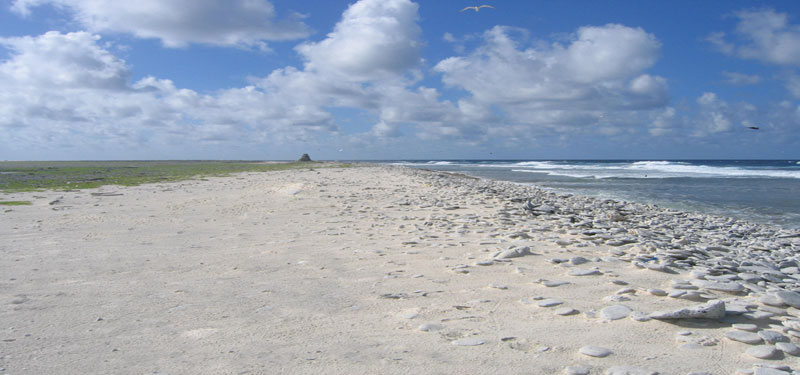 Birnie Island Beach in Kiribati