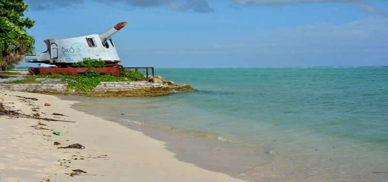 Tarawa Beach in Kiribati