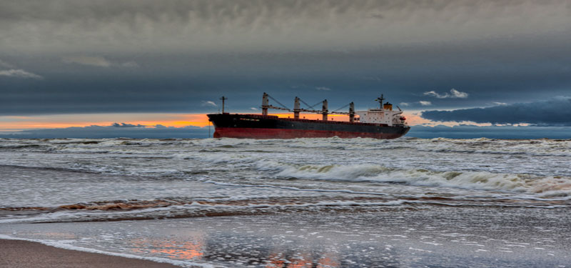 Melnrage Beach in Lithuania