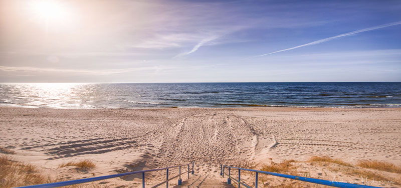 Nida Beach in Lithuania